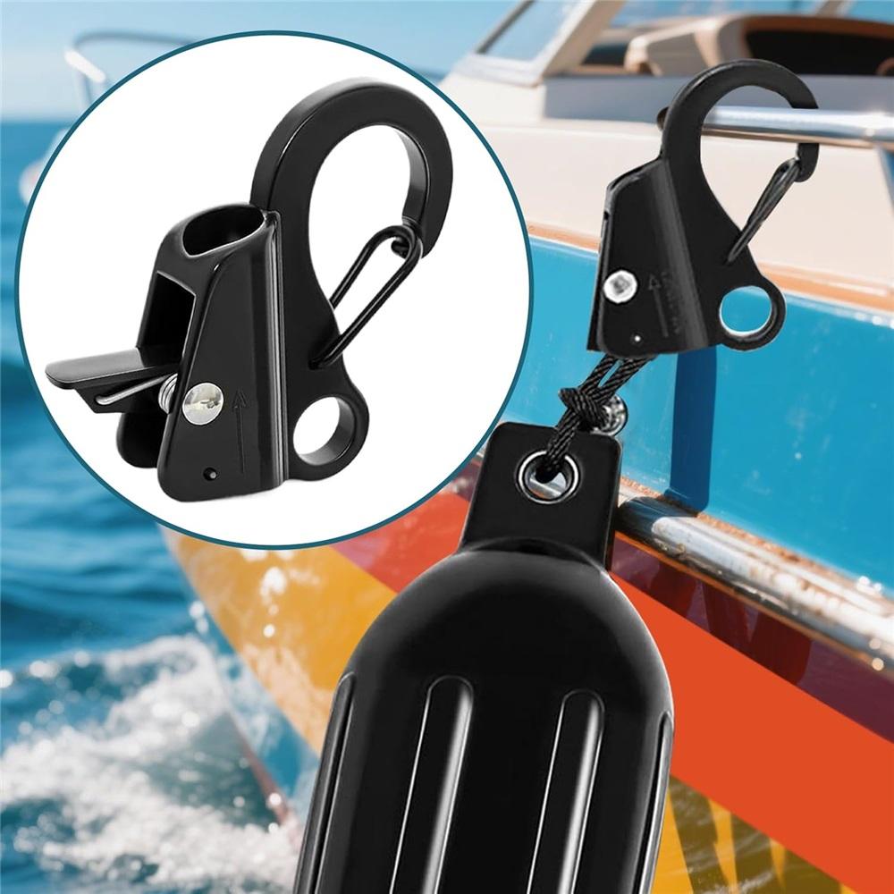 Anchors Sliding Hook, Adjustable Quick Release Anchors Rope Hook, Multipurpose Accessories for Boating, Fishing, Docking, Marine Navigation
