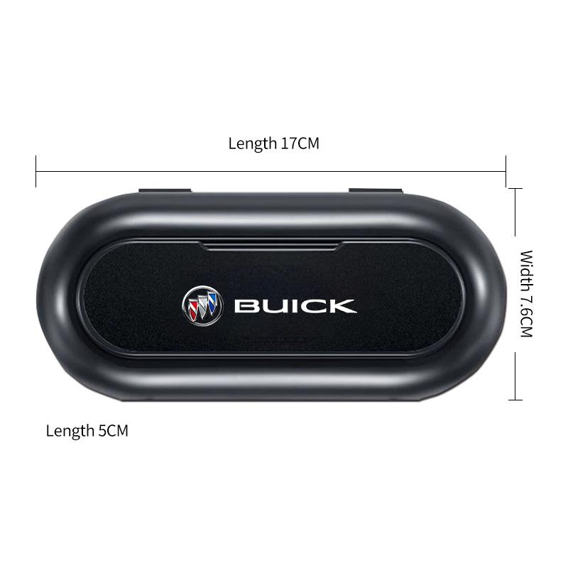 1 Peça Caixa de Armazenamento de Óculos para Para-sol de Carro Suporte Organizador Acessórios Para Buick Verano Velite Lesabre Riviera Avenir GL6 GL8 Envision Excelle
