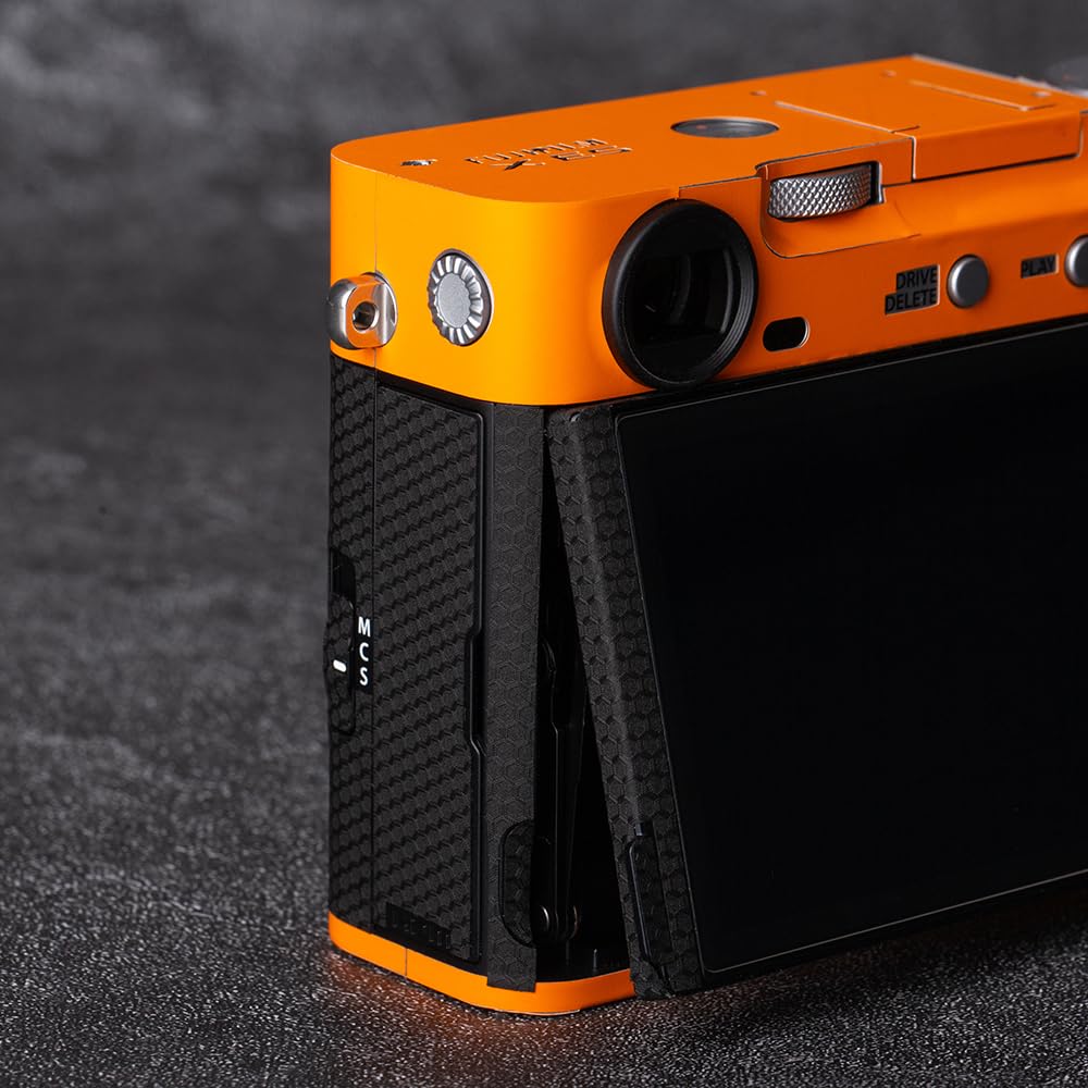 Scratch-Resistant and Wear-Resistant Camera Skin Cover Protector for Fujifilm X-E5 (Matte Dust Orange)