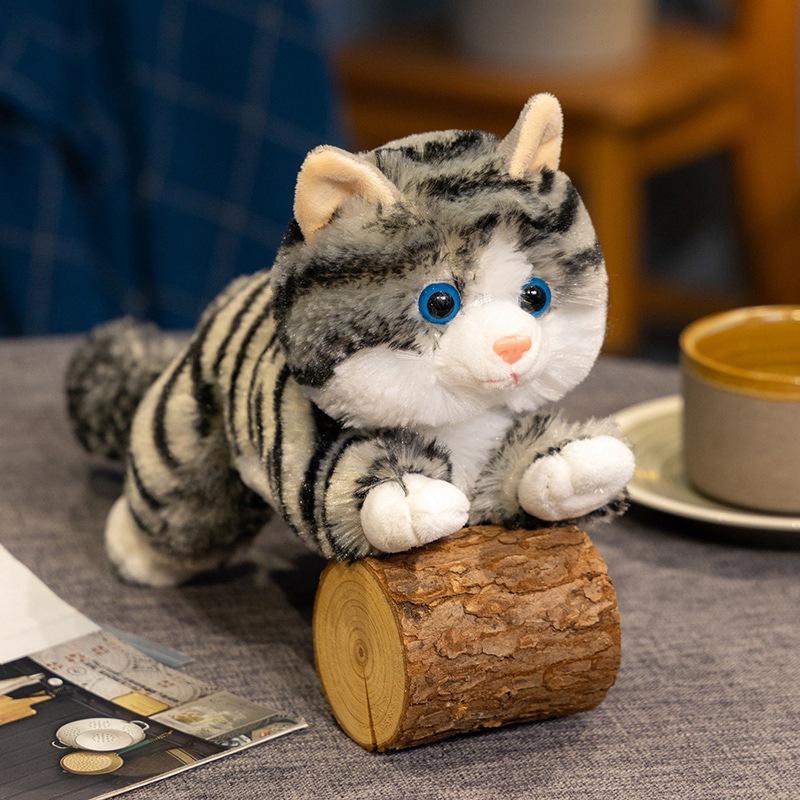 

Cute Cute Kitten Doll Plush Toy Cat Doll Children S Company Soothing Puppet 31cm with tail (0.11kg)