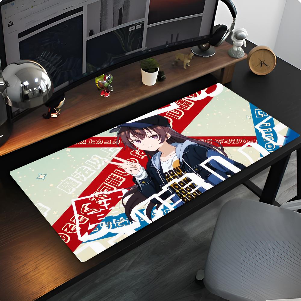 Yuki Suou Mouse Pad Anime game mause pads cs lol XXL Home HD Computer Desk Mats Carpet Gamer Office Laptop Soft Desktop 700X300