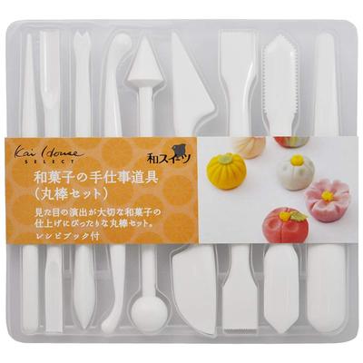 Kai House SELECT Japanische Süßigkeiten Handwerkszeug Rute (Rundes Set) DL-7510