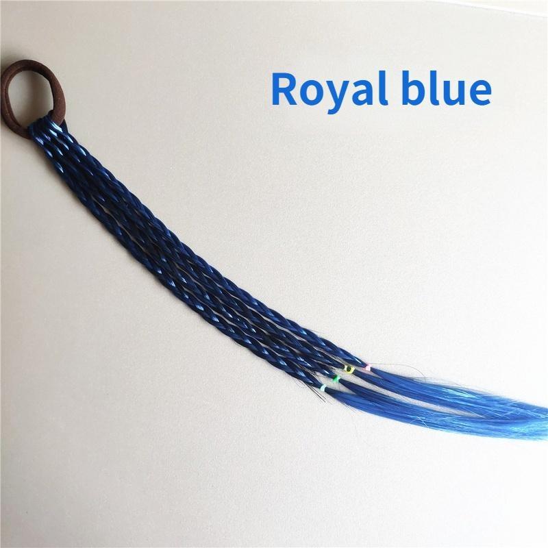1pcs Simple Kid Elastic Hair Band Rubber Band Hair Accessories Kids Wig Headband Girls Twist Braid Rope Headdress Child Gift