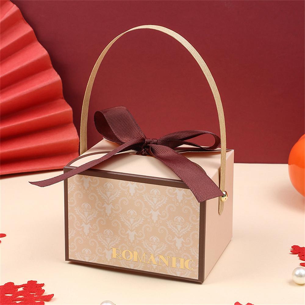 New Candy Box Champagne Gift Bags Birthday Baby Shower Favors Handheld Chocolate Gift Packing Box Decoration for Guests