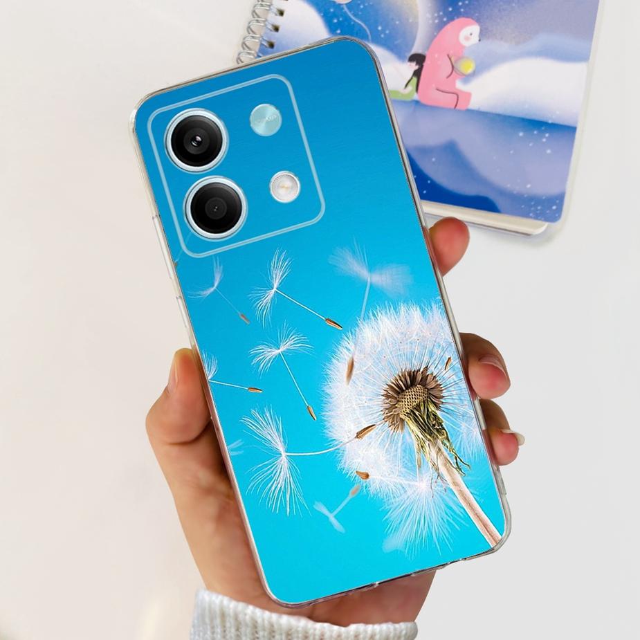 För Xiaomi Redmi Note 13 Pro Plus-skal Lyxigt målat fodral Klar silikontelefonskal för Redmi Note 13 Pro Note13 5G Mjukt skal