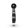 Motorcycle Bicycle Handlebar Ram Mount Support Camera Base with 1 Inch 25mm Ball Head for 0.87"~1.26" Diameter Round Railing