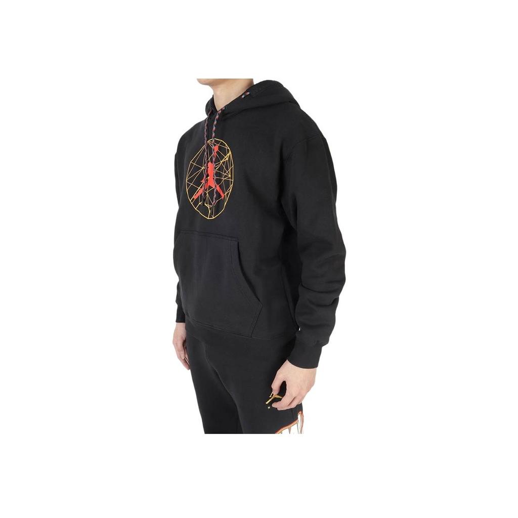Jordan Casual Sport Pullover Hoodie With Drawstring Men Tops Black DC9728-010