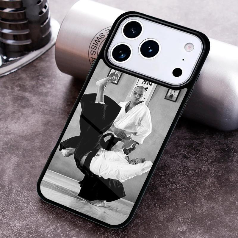 Aikido Japanese Martial Phone Case For iPhone 17 16 15 14 13 12 11 Pro Max Plus 17Air Soft Silicone Cover