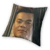 Park Jin-Young Square Pillowcase Polyester Linen Velvet Printed Zip Decor Throw Pillow Case Home Cushion Cover 45X45
