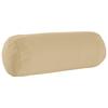 Cushion Cover 2 pcs HEERLEN Beige Ø 15 x 40 cm Polyester