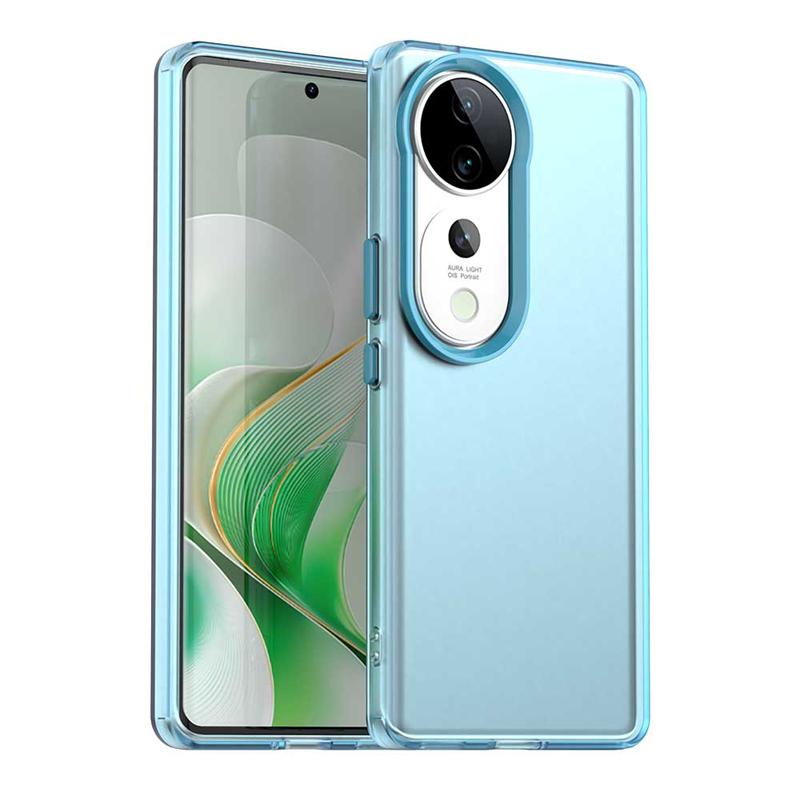 Sturzsichere Handyhülle in Bonbonfarbe für Vivo S19 Pro, Matte PC Transparente Rückseite für Vivo S19 Pro Hülle für Vivo S19 Pro Hülle