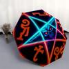 Neon Pentagram Skull Umbrella, Portable 3-Fold Compact Umbrella,Mother's Day Halloween