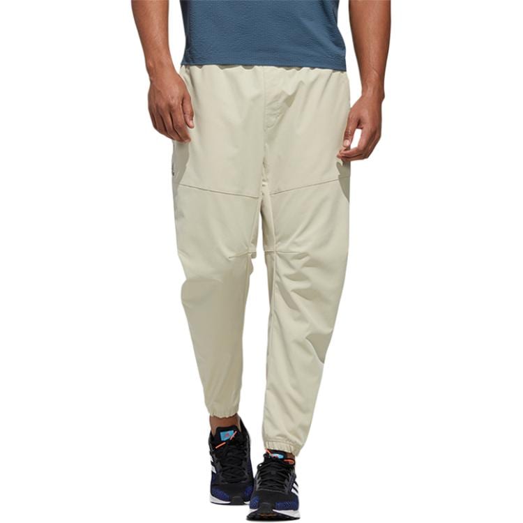 adidas Knitted Sweatpants Men's Grassland Brown Moderate Straight Fit Pants GF4004