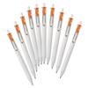 Mitsubishi Pencil One Gel Ballpoint 10 Pens Per Box Uni-ball Pen, 0.5mm, Orange, (Box UMNS05.4)