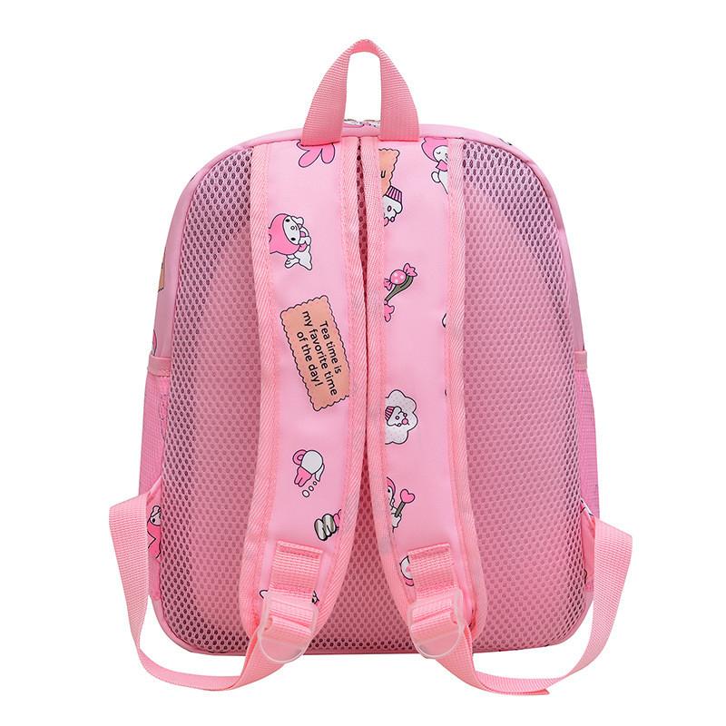 Mochila de Desenho Animado Kuromi Para Crianças Meninas Meninos Escola Viagem Leve Impermeável Nylon