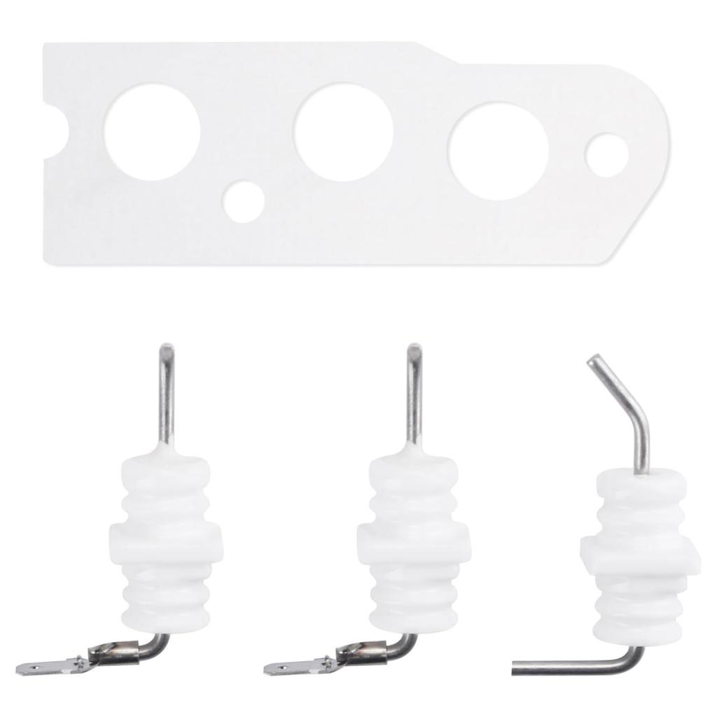 Easy Installation Flame Rod Electrode Set Ignition Electrode Replacement Part Set Suitable for Water Heater Models