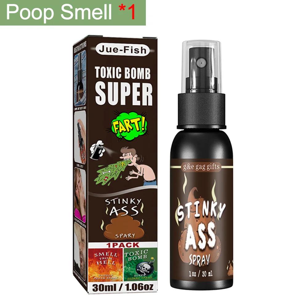 30ml Gaz Şakası Spreyi Şaka Plastik Sıvı Gaz Şakası Parti Malzemeleri Kötü Kokulu Gaz Yetişkinler Çocuklar İçin Toksik Olmayan Cadılar Bayramı Komik Oyuncaklar