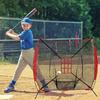 Baseball Training Net Adjustable Strike Zone Target 9 Pocket Softball Baseball Pitching Target Practice For Throwing Hitting Batting