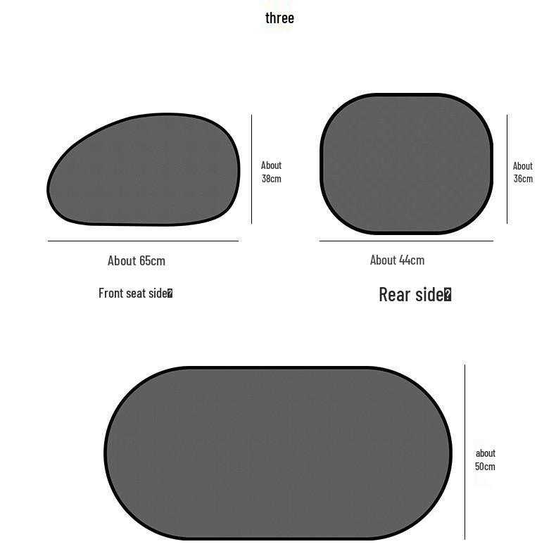 Front Windshield Sunshade Heat Insulation Car Sun Visor and Window Curtain