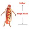 Skvělé dětské kostýmy Děti Jídlo Vtipný kostým na Purim Karneval Kluci Hot Dog Cosplay Pizza Mléko a sušenky Kostým