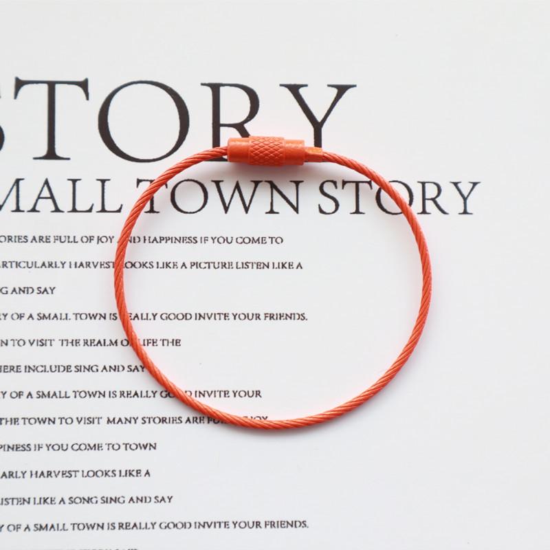 1 stk Fargerik Bagasjelappklemme i Rustfritt Stål Slitesterk og Enkel å Installere Perfekt for Reise og Daglig Bruk