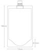 Transparent 300ml Pouch with Spout 10 10 Food Cosmetic Small Camping Cap, Pouch, Pieces, Ibis300, Pieces, Refill, Refill, Capacity, Portable, Travel,