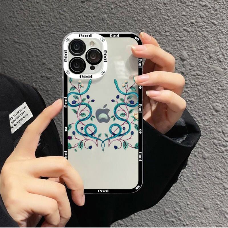 Snake Flower Snake Painting Phone Case for iPhone 11 12 13 Mini Pro Max 14 Pro Max Case shell