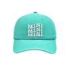 Unisex Mama Mini Parent-Child Embroidery Wash Baseball Caps Spring And Autumn Outdoor Adjustable Casual Hats Sunscreen Hat