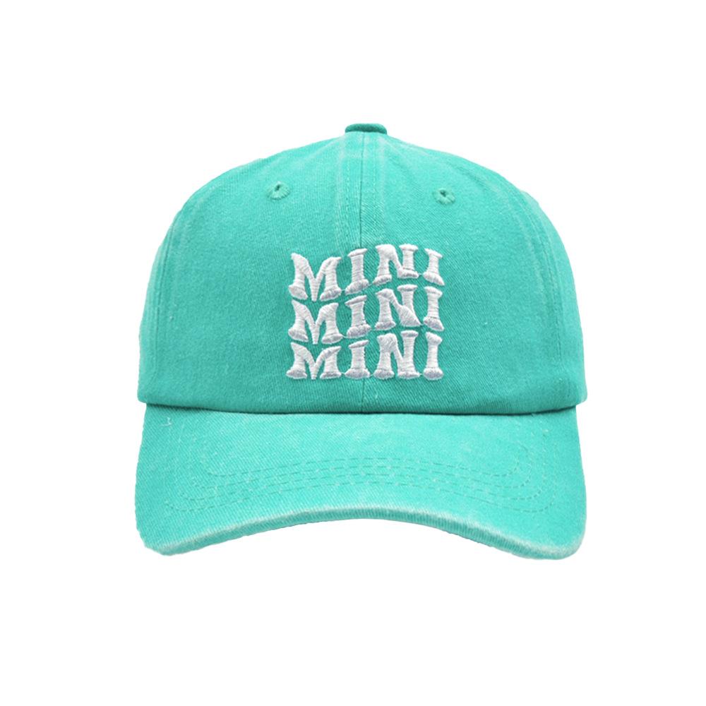 Unisex Mama Mini Parent-Child Embroidery Wash Baseball Caps Spring And Autumn Outdoor Adjustable Casual Hats Sunscreen Hat