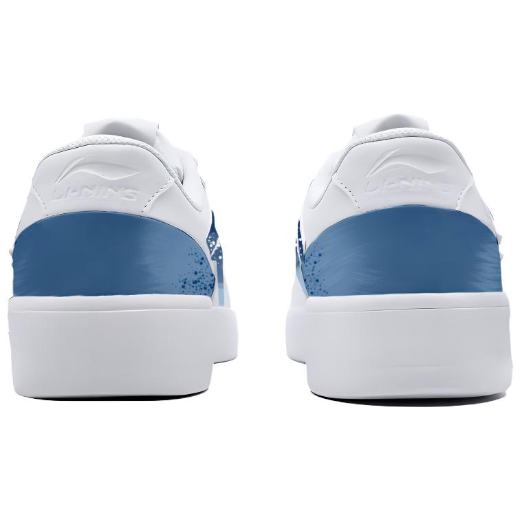 Li Ning Slip Resistant, Abrasion Resistant, Lightweight Low top Skateboard Shoes Men's Sky Blue AGCN335-1(Team770-L)