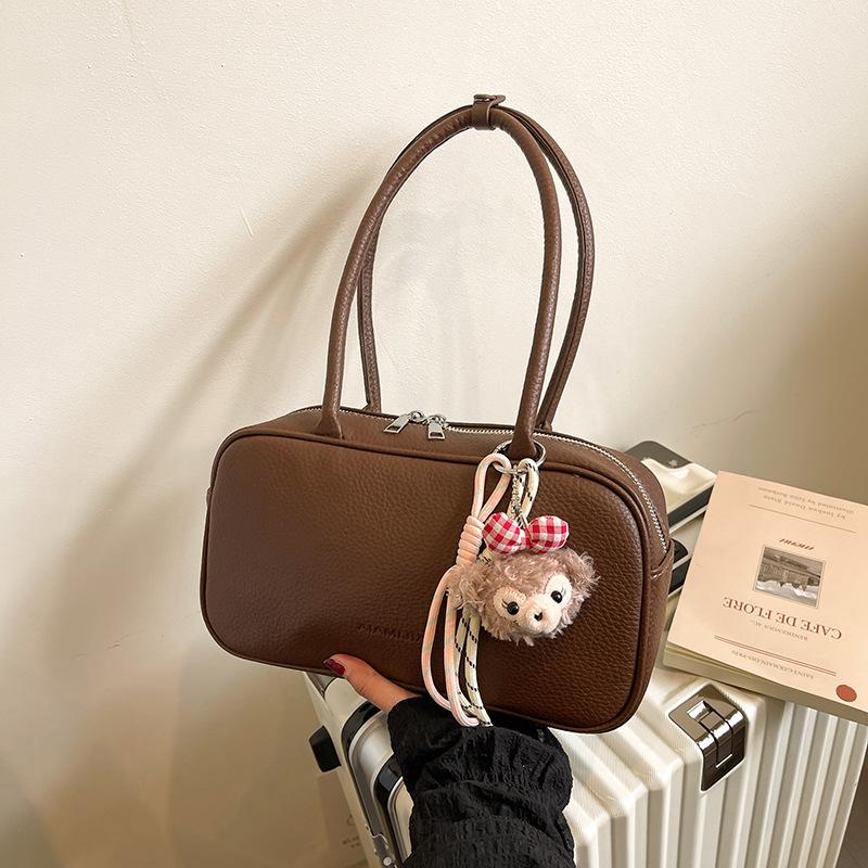 

Женская новая универсальная сумка через плечо, сумка подмышку no pendant коричневый