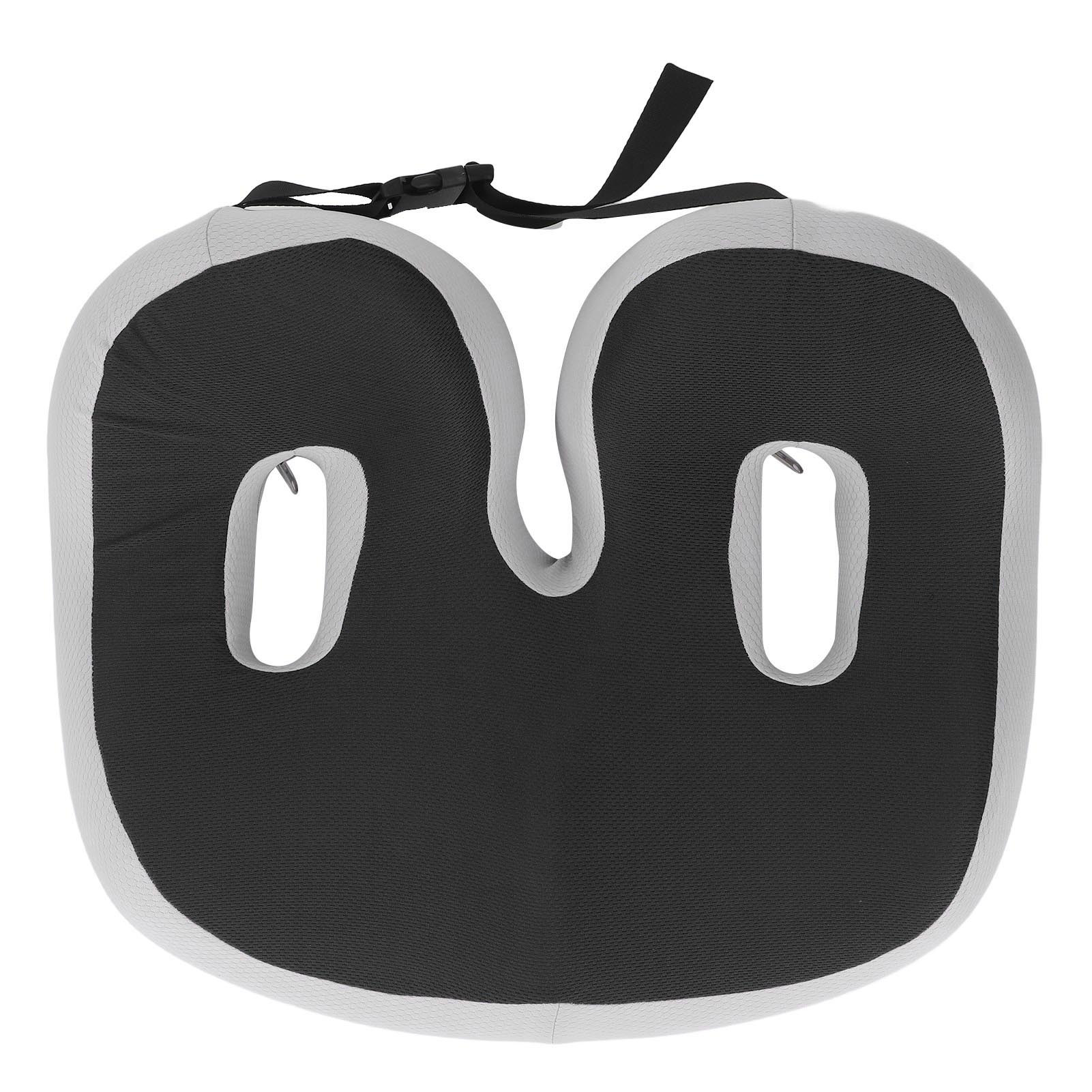 Поддерживающая подушка с полым дизайном, дышащая, облегчающая ишиас, регулируемая ширина, ортопедическая, с эффектом памяти Black