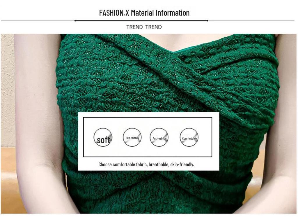 2026 Summer Women’s Cross Wrap Bustier Camisole - Versatile Sexy Back Short Top for Inner or Outer Wear