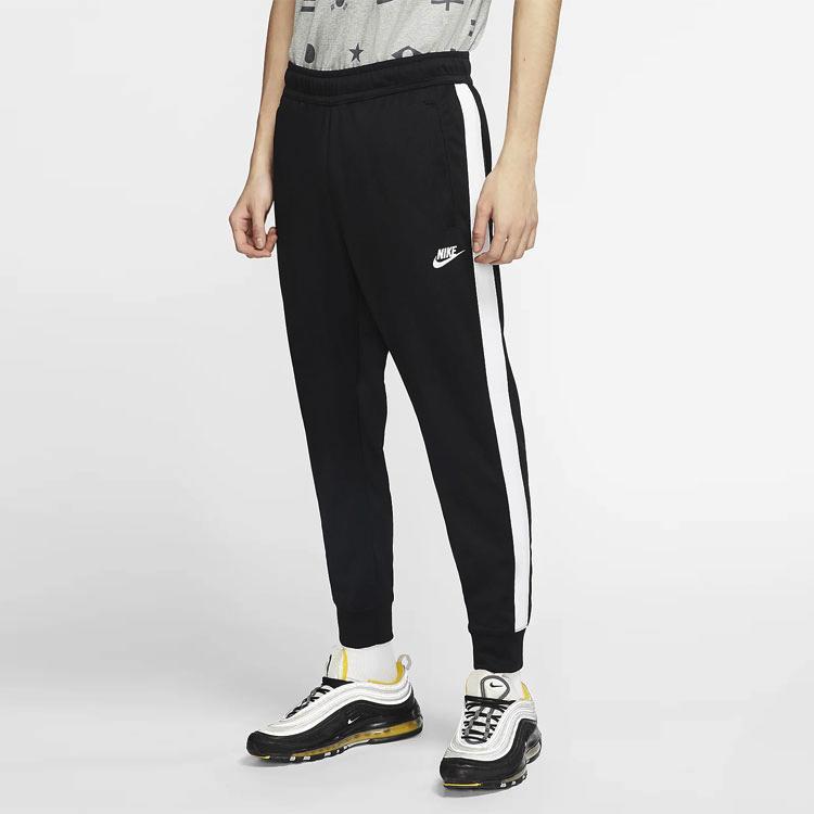 Nike Sportswear Casual Knit Joggers Men Bottoms Black AR2256-013