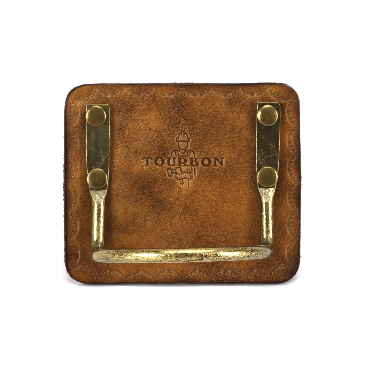 

Tourbon Кожаная кобура для молотка со стальной петлей, подвеска для инструментального ремня (коричневый)