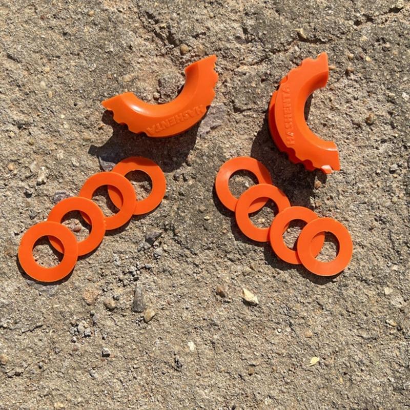 Universal Anti-Rust Bow Shackle 3/4" 5/8" D-Ring Shackle with Isolator & Washers