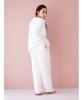 Gelato Pique HOLIDAY Feather Pullover PWNT245083 Free Size Women's White/White,