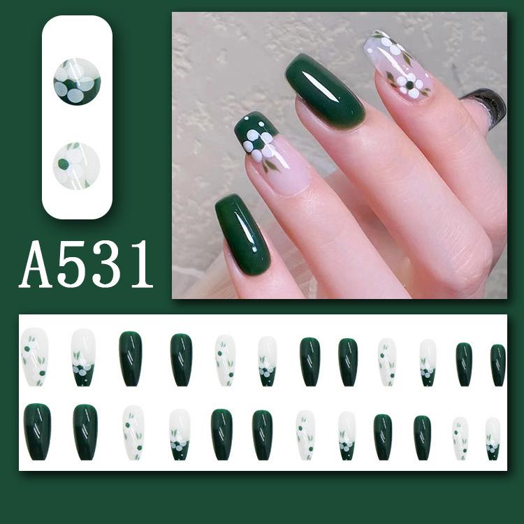 Summer Fresh French Line Cool Style Detachable Nail Art Tips