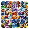55PCS Anime Pokmon Poke Ball Stickers Cool Graffiti Decals DIY Decoration Designed For Phone Laptop Stationery PVC Water Resistant Playthings Present