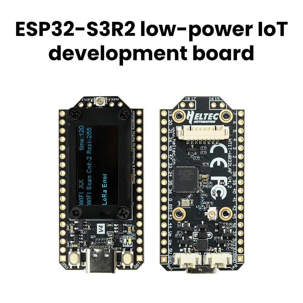 WiFi LoRa 32 V4 0.96" OLED Solar Powered LoRa 32 Dev-Board GPS ESP32 SX1262 WiFi BLE ESP32-S3R2 Low Power For Arduino IoT Type-C