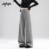 MJ STYLE Women's High-Waist Loose Wide-Leg Casual Pants