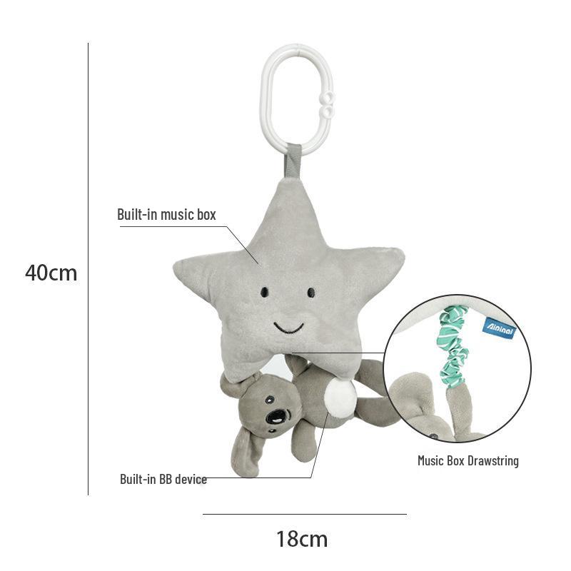 

Радужное облако и животные, музыкальный мобиль для кроватки