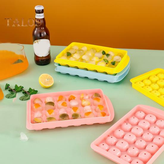 Ice Ball Mold Top Drain Hole DIY BPA Free Convenient Smooth Surface Ice Ball Mold Bar Accessory