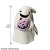 Holding Pumpkin Spooky Figure Prop Ornament Resin Halloween Sculpture  Indoor