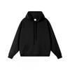 Mens Oversized Heavyweight 450g Fleece-Lined Crewneck Sweatshirt Loose Fit Drop Shoulder Solid Color American Style