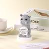 Handmade Positive Hippo Doll With Card Home Decoration Knitting Crochet Hippo Doll Ornament Room Decor Christmas Party Gifts