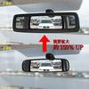 Garson DAD Luxury Mirror Type Gloria Black/White HA364-01 D.A.D Rearview Mirror, Room Mirror, Anti-Glare, Wider Field of View, Shatterproof, Car Acces