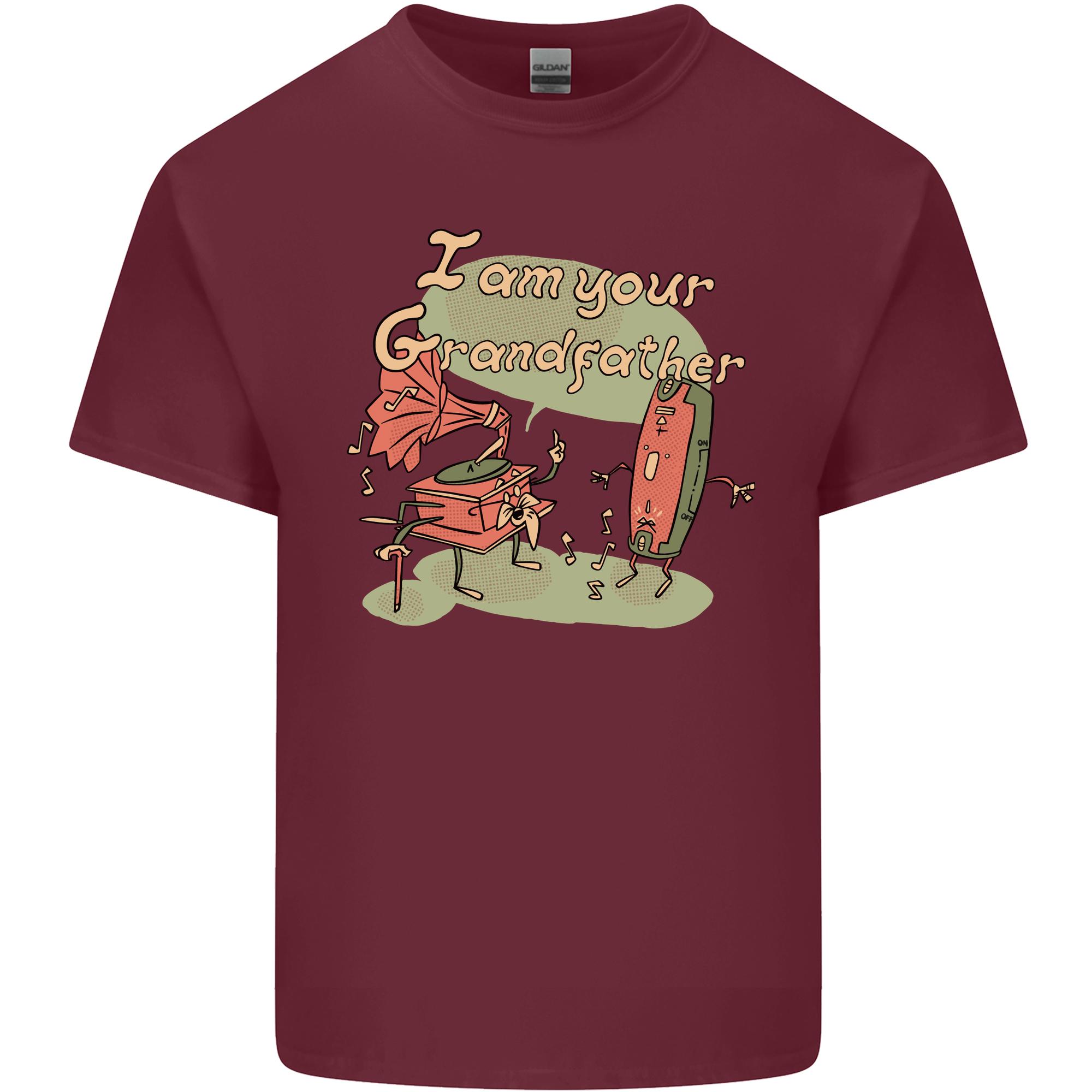 Music I am Your Grandfather DJ Stream Vinyl Unisexs Light Cotton TShirt S