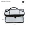 Clear Portable Waterproof Travel Pouch PVC Toiletry Case Cosmetic Bag