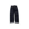 Levis Straight Loose Zipper Denim Pants Men Bottoms Blue A0367-0005